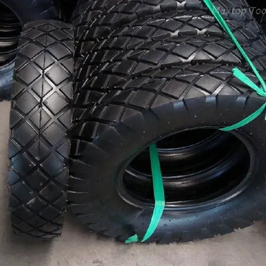 MAXTOP Factory Supply Big Square Pattern Wheelbarbarrow Tire para carro 300-4 350-4 325-8 3.50-8 400-8