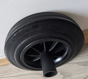 Reemplazo de ruedas de contenedor de basura de alta resistencia para botes de basura al aire libre, accesorios de contenedor de basura fáciles de instalar y diseño estable
