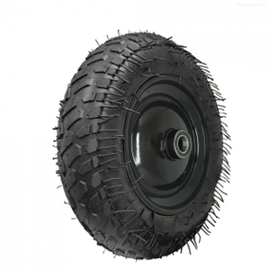 3.25-8 RODAMIENTO DE BOLA Tirela de goma de rueda neumática 25 mm Diámetro de orificio para camión de carretilla