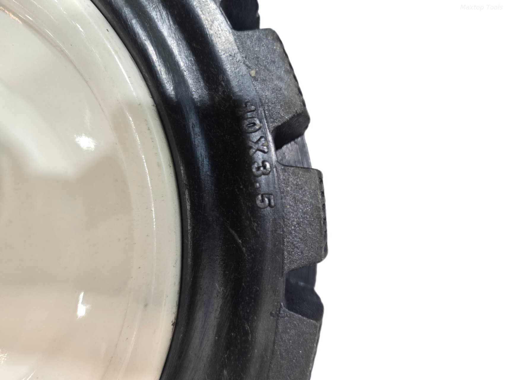 Rueda 10x3.5 TPU para Carro Carretilla