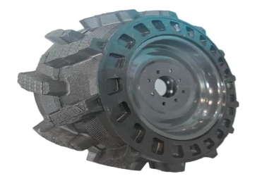 ¿Cómo inflar el neumático de una carretilla?