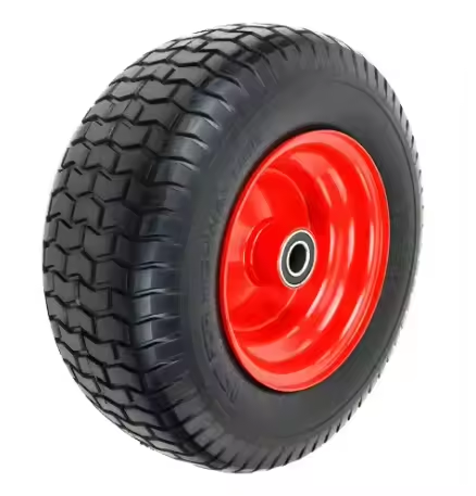 Rueda de Pu sin pinchazos 15x6.00-6 para tractor cortacésped