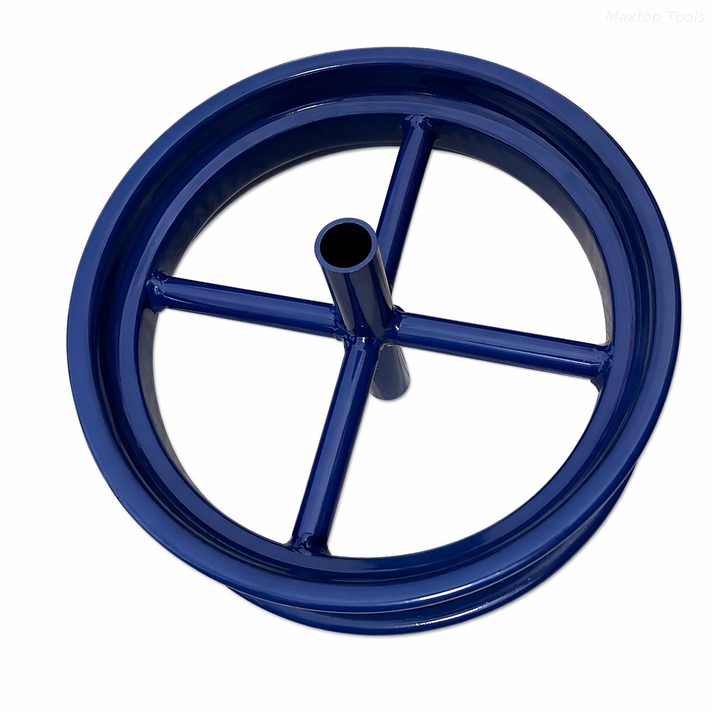 Rueda de espuma de PU 4.80/4.00-8 Llanta de acero de ∅20x120 mm para carretilla 