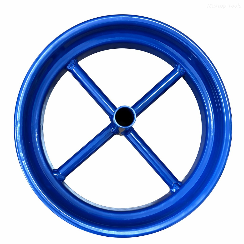 Rueda de espuma de PU 4.80/4.00-8 Llanta de acero de ∅20x120 mm para carretilla 